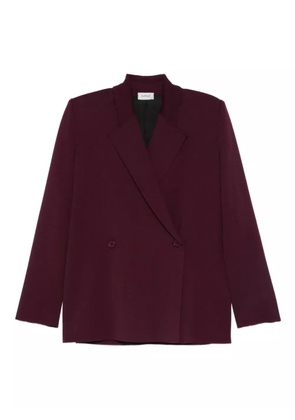 MRZ double-breasted virgin wool blazer - Red