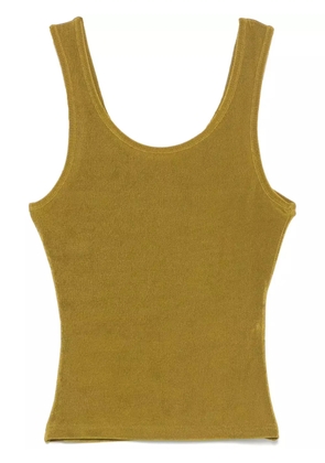 AMI Paris ribbed tank top - Green