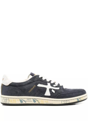 Premiata suede-leather sneakers - Black
