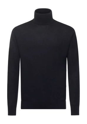 ALPHA STUDIO turtleneck long-sleeved sweater - Black