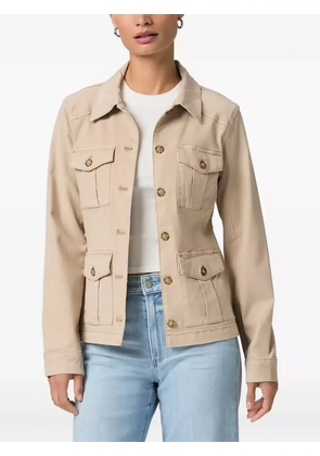 PAIGE button-fastening flap-pocket jacket - Neutrals