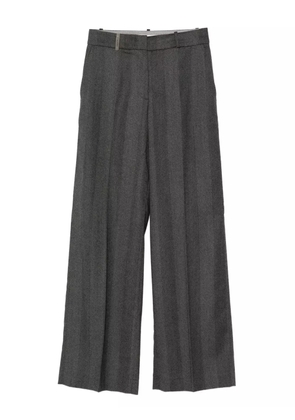 Peserico herringbone trousers - Grey