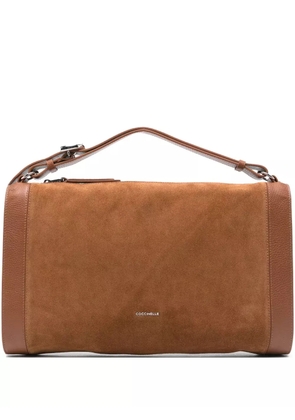 Coccinelle suede shoulder bag - Brown