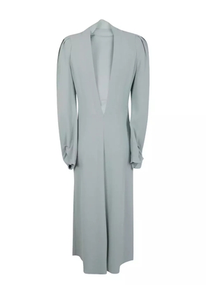 Nº21 puff-sleeve dress - Blue