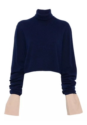 Jejia roll-neck sweater - Blue