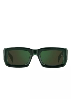 DAVID BECKHAM EYEWEAR rectangle-frame sunglasses - Green