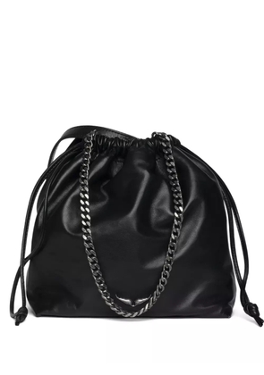 Zadig&Voltaire chain-handle drawstring bag - Black