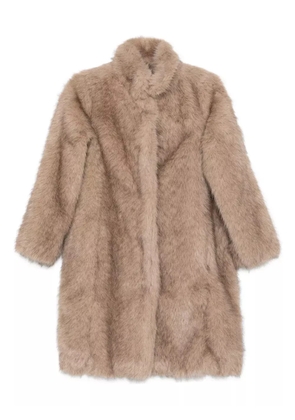 Rosso 35 faux-fur coat - Brown