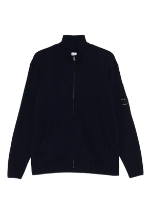 C.P. Company lambswool zip-front cardigan - Blue