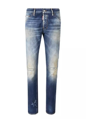 DSQUARED2 faded distressed denim jeans - Blue