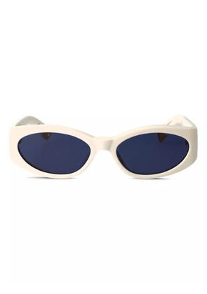 Jacquemus logo-print sunglasses - White