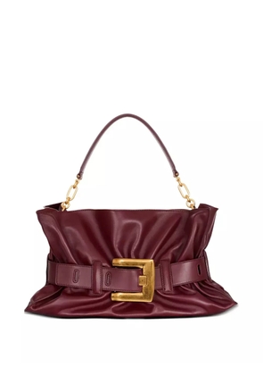 Balmain medium Anthem belted gathered leather shoulder bag