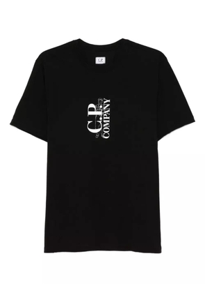 C.P. Company logo-print cotton T-shirt - Black