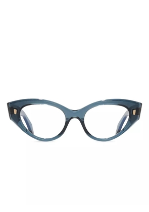 Cutler & Gross cat-eye frame glasses - Blue
