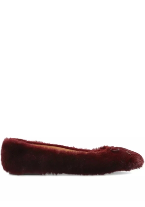 Odissì Lou bow-embellishment ballet flats - Red