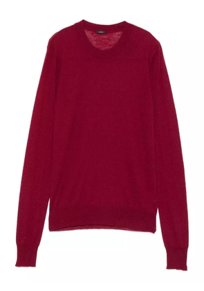 JOSEPH round-neck cashmere sweater - Red