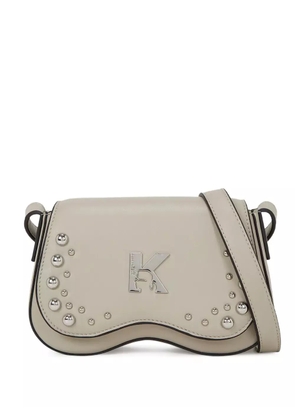 Karl Lagerfeld Jeans mini stud-embellished cross body bag - Neutrals