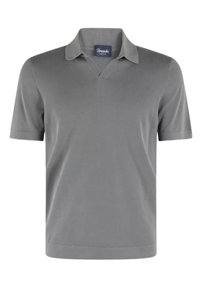 Drumohr short-sleeved polo shirt - Grey