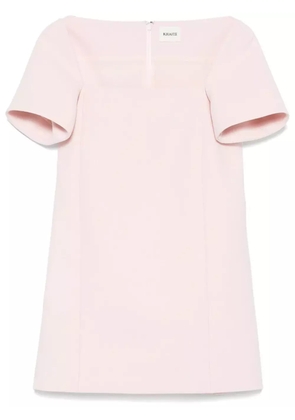 KHAITE Benji mini dress - Pink