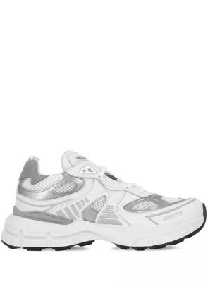 Axel Arigato Sphere Runner metallic leather sneakers - White