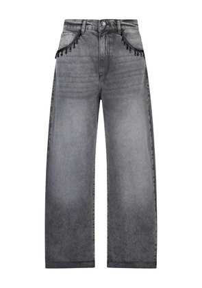 LIU JO crystal-embellishment jeans - Black