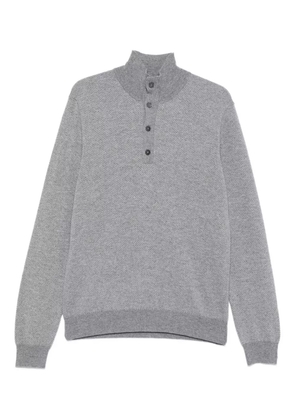 Corneliani button-fastening sweater - Grey