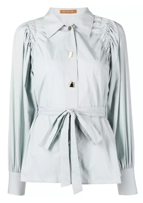 Rejina Pyo Peyton tie-fastening shirt - Blue