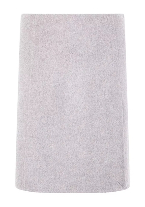 P.A.R.O.S.H. wool mini skirt - Grey