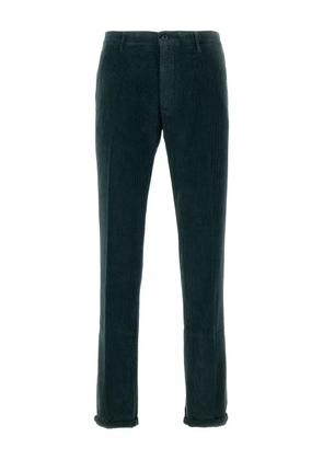 Incotex corduroy zip-fly trousers - Green