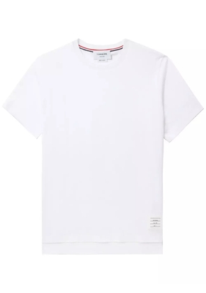 Thom Browne side-slit short-sleeve T-shirt - White