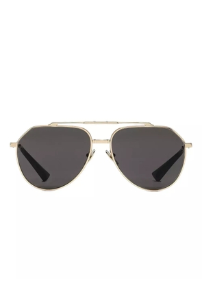 Dolce & Gabbana Eyewear Stefano pilot-frame sunglasses - Gold