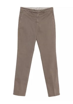 Berwich flat-front trousers - Brown