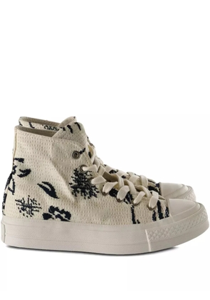 Converse patterned-detail high-top sneakers - Neutrals