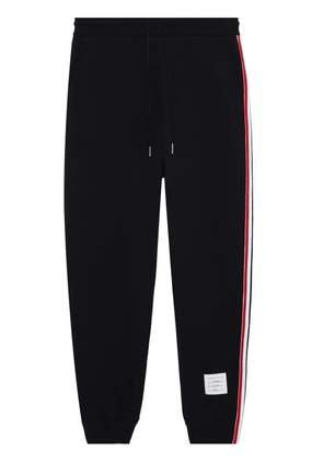 Thom Browne RWB stripe loopback track pants - Blue