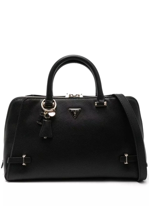 GUESS USA Rosalba Saffiano zip-top tote bag - Black