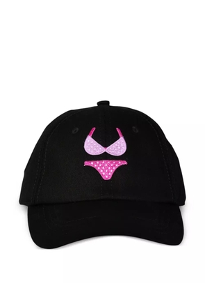 BEEFBAR swimsuit-embroidered baseball cap - Black