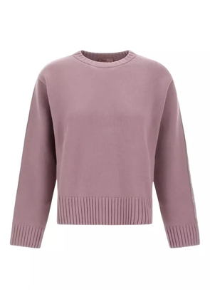 Herno crew-neck wool sweater - Purple