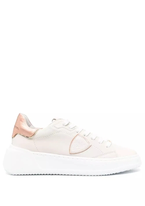 Philippe Model Paris Tres Temple lace-up sneakers - Neutrals