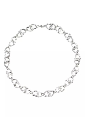 The Good Statement heart-link necklace - Grey