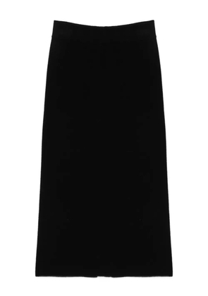 Daniele Fiesoli elastic-waistband midi skirt - Black