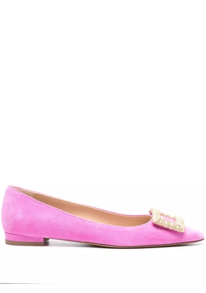Roberto Festa suede ballerina shoes - Pink