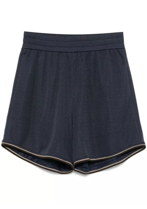 FENDI FF-jacquard shorts - Blue