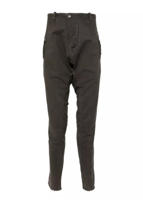 Masnada drop-crotch trousers - Brown