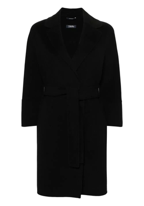 'S Max Mara Arona belted wool coat - Black