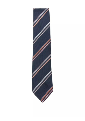 Paul Smith diagonal-stripe tie - Blue