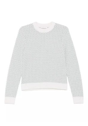 BOMPARD patterned crew-neck sweater - Neutrals