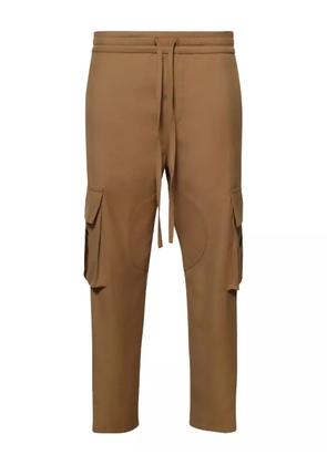 Nahmias cargo-pocket drawstring trousers - Brown