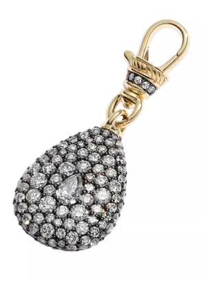 Lucy Delius Jewellery 14K yellow gold Pear diamond pendant charm