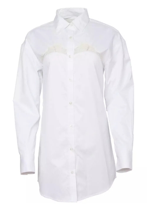 Fleur Du Mal poplin shirt dress - White