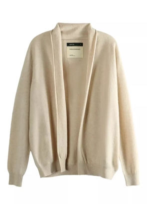 Frenckenberger Hamza shawl-collar cardigan - Neutrals